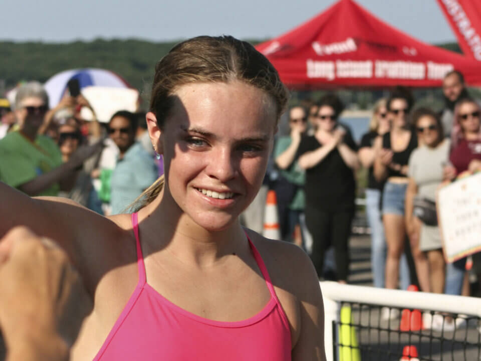 Vanessa Rizzo topped a field of 164 in Sunday's I-Tri youth triathlon in Noyac. Jack Graves